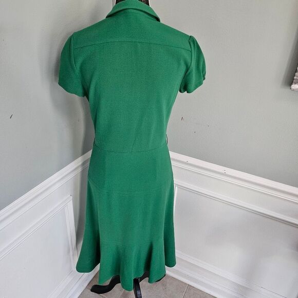 Piazza Sempione emerald green fit and flare size medium - Picture 6 of 16